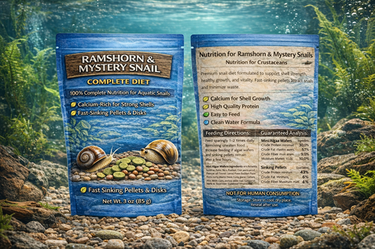 🐌 Ramshorn & Mystery Snail Complete Sinking Diet