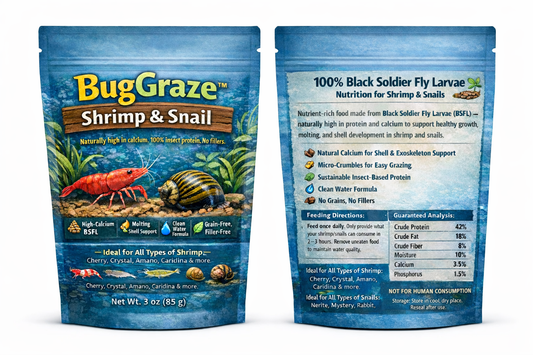 BugGraze Shrimp & Snail Diet