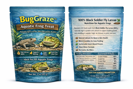 🐸 BugGraze™ Aquatic Frog Treats